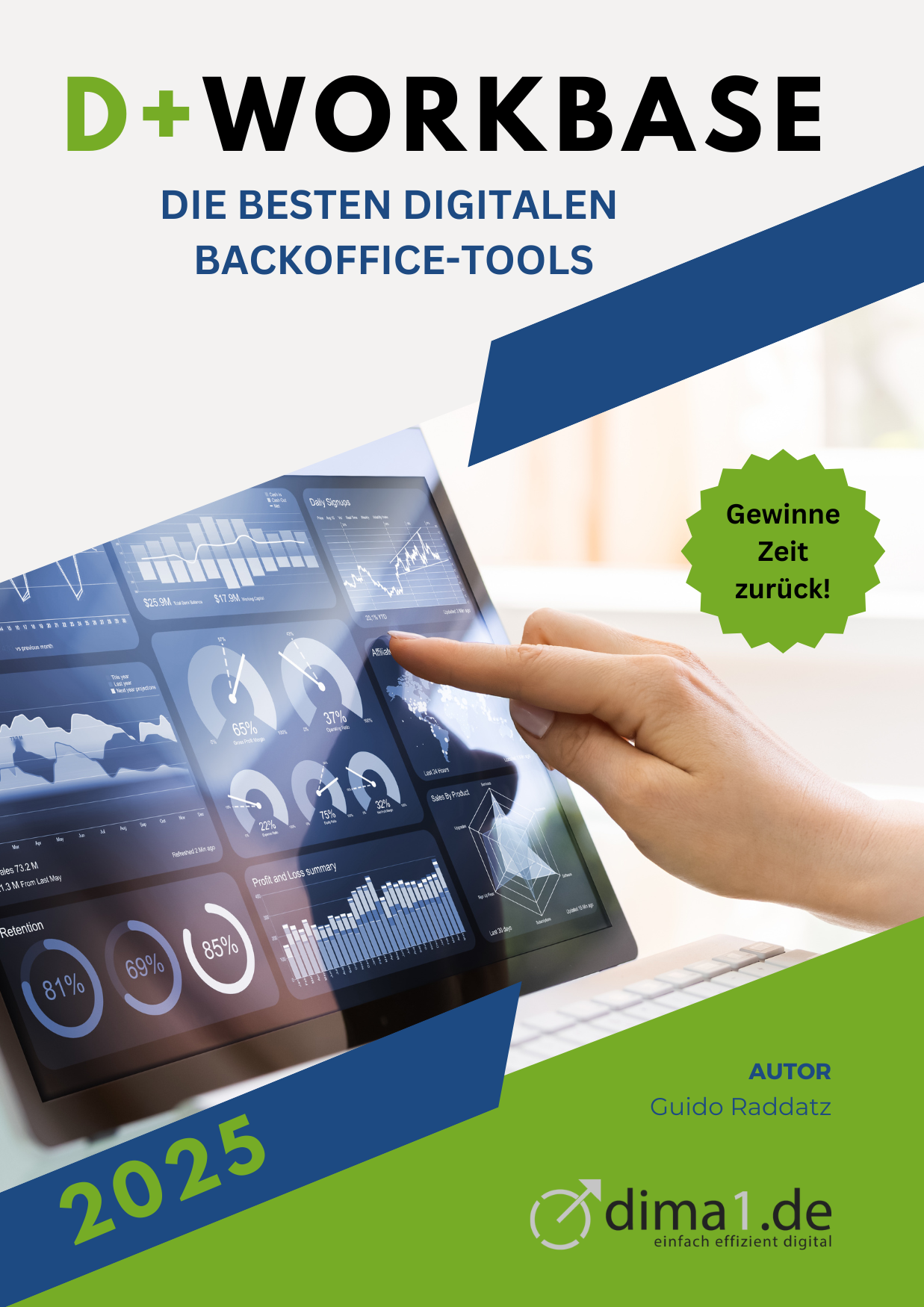 Brandneuer Digital-Ratgeber
D+Workbase – die besten digitalen BackOffice-Tools für Unternehmer/innen